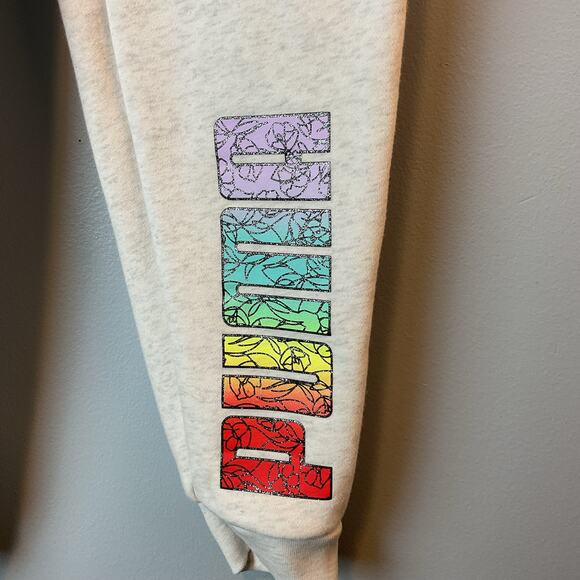 Girls Puma Joggers Jogging Pants size 10/12 Grunge Streetwear - Picture 3 of 6